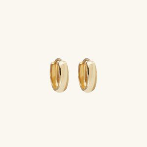Mejuri 14k Gold Bold Hoop Earrings